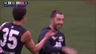 Kade Simpson -  Match highlights - Round 19 2019 - Carlton Blues vs Adelaide Crows