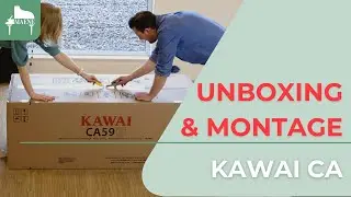 Kawai CA-series - Digital piano unboxing and assembly