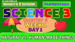 Grade 3 Science Q4 W1 D1 | Natural vs. Human-Made Things | MATATAG