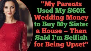 My Parents Used My $60K Wedding Money to Buy My Sister a House &mdash; Then Said I'm Selfish . #cheating 