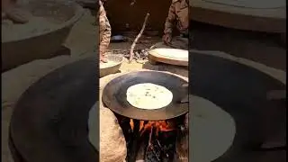 Indian army soldier making roti at desert camp🏕️ #army #armylover #soldiers #indianarmy #armylife