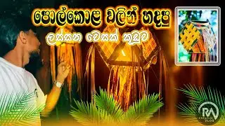 පොල් කොල වලින් හදපු වෙසක් කූඩුව 🎇 | creative art | Vesak lantern | vesak kudu |decorations | 2025