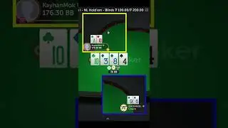 SPACEMAN1337 finds the right semibluff-shove on the turn  #highstakespoker #pokerplayers
