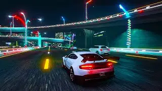 GTA V NEON STREET LIGHT  DOWNLOAD AND THIS IS REAL THE MOD FREE #gtav #freemod #gtavgraphicmod
