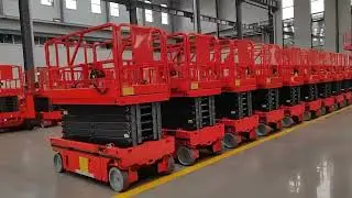 Scissor lift aerial work platform