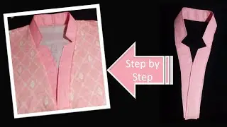 V star Collar ban ,  Easy Cutting and Stitching