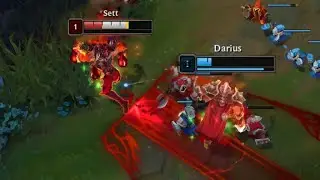 Darius vs Sett at lvl 1
