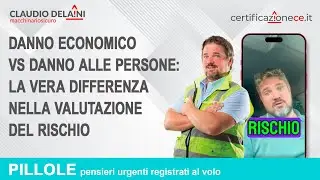 Danno economico vs danno alle persone: la vera differenza nella valutazione del rischio