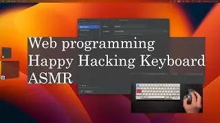 web programming happy hacking keyboard asmr