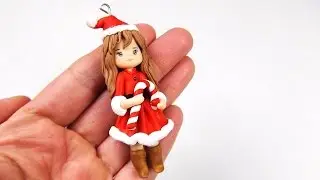 Tutorial Fimo Bambolina Babbo Natale | ITA