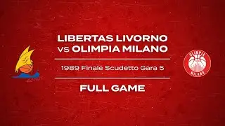 Finale Scudetto 1989 Gara 5 Livorno - Milano