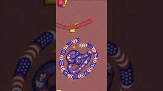 🐍 worm zone io giant slither android gameplay #sachinsnackzone #games #wormszone #snackgame3d