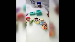 Princesa Bela com molde da Polycol ❤️