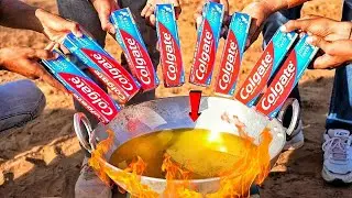 Colgate VS Hot Oil | गरम तेल में कोलगेट डाल दें तो क्या होगा?