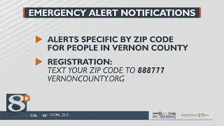 Vernon County residents urged to sign-up for new local alert system