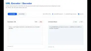URL Encoder / Decoder – Encode and Decode URLs Online Instantly for Free