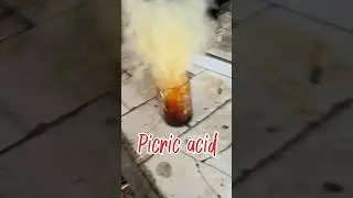 Picric acid formation #alpinechemistry #experiment #chemistrylab #chemistry #labequipment