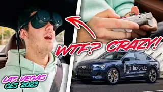 Jetzt wird's TOTAL ABGESPACED! 🎮🤯 | VR-Gaming mit HOLORIDE & Audi | Dominik Fisch