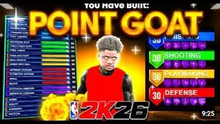 NBA 2K26 Best 6’4 Point Guard Build 🔥 UNSTOPPABLE DEMON!