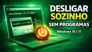 Como desligar o computador automaticamente - TIMER