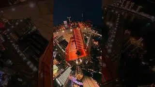 DJI Osmo 360 camera in the 8D cyberpunk city Chongqing