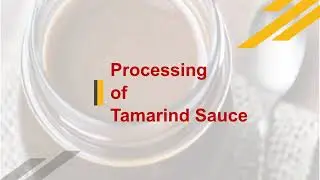 PowerPoint Presentation on Tamarind Sauce Processing (under PMFME Scheme) - ENGLISH