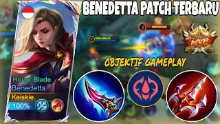TUTORIAL BENEDETTA JUNGLER DAN CARA ROTASI BENEDETTA DIPATCH TERBARU | BUILD BENEDETTA TERSAKIT 2025