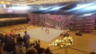 Power cheer and dance Hawks Jamfest 2017
