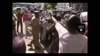 Sri Lanka Police arrogance| How FSP Black Lives Matter Colombo protest dispersed ? Shocking Video