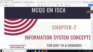 Important Update For MCQS of CA Final ISCA for May-20
