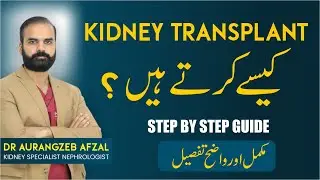 Kidney Transplant Procedure Step By Step In Urdu | Kidney Donation | Kidney Failure in Urdu