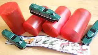 メタリックVer降臨！？リベンジ！ガシャポン トッキュウレッシャー01弾 全6種 4回やってきた！レビュー シールド カーキャリア レッドレッシャー トッキュウジャー
