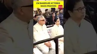 CM Mamata Banerjee attends Christmas midnight mass Cathedral of Most Holy Rosary