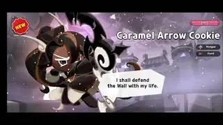 i got Caramel arrow cookie