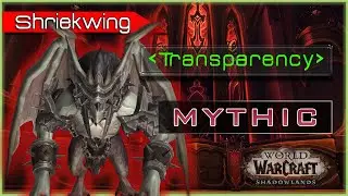 MYTHIC SHRIEKWING | MM HUNTER POV  |  Transparency | NEW KAAOTICK Patch 9.0 WoW SHADOWLANDS