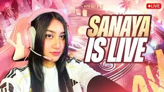 DAY 12 CONQUEROR RANK PUSH⭐️ / BGMI LIVE WITH SANAYA FACECAM STREAM⛄️❄️🌸 | FULL RUSH GAMEPLAY❤️💕