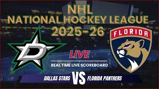 Dallas Stars vs Florida Panthers Live Scores | NHL Season 2025-26