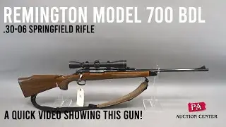 105 Remington Model 700 BDL .30-06 Springfield Rifle - A Quick Video in our Photo Booth
