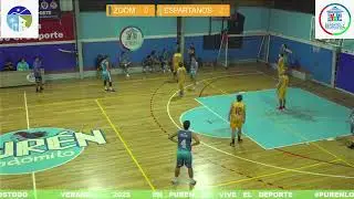 Zoom vs Espartanos de Pur&eacute;n en la final del Torneo de verano de Pur&eacute;n, Zoom Campe&oacute;n 2025. Varones.