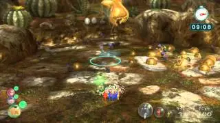 Pikmin 3 Defeat Bosses Plasm Wraith (No Deaths Platinum)