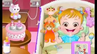 Baby Hazel Bed Time game Video for little Babies Хезел купается в ванне.