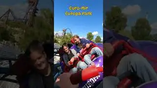 Die Euro Mir-Attraktion im Europa-Park #shorts #europapark #rollercoaster