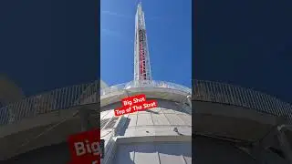 Extreme Rooftop Thrill Rides Las Vegas | Top of The Strat  #lasvegastrip #thestrat #explore #shorts