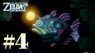 The Legend of Zelda Link's Awakening Walkthrough Part 4 - Angler's Tunnel