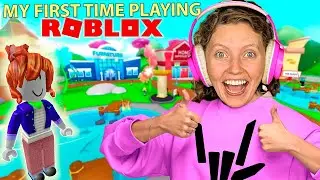 Мой первый раз играю в ROBLOX!! | Grace Sharer Gaming