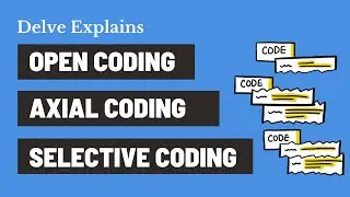 What is Open, Axial, and Selective Coding?