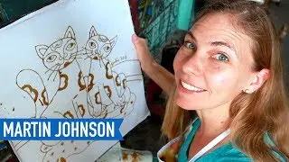 Americans Learn Batik in Yogyakarta | Things to do in Indonesia