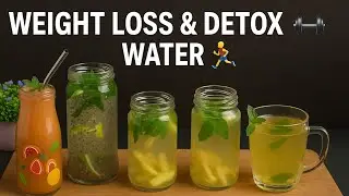 Detox water for weight loss 😳 #fatloss #weightloss #water 