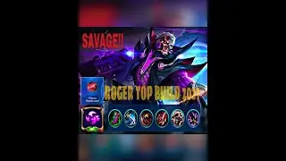 ROGER NEW 2021 TOP BUILD SAVAGE‼️ (MARBLE GAMING)