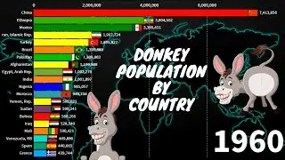 Donkey Population by Country 1960-2020